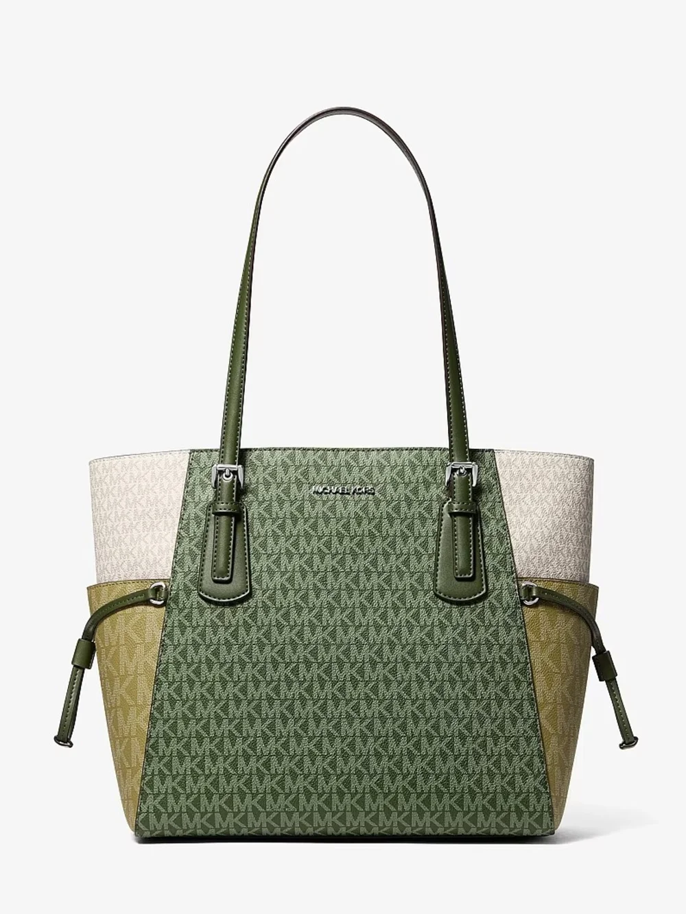 Michael Kors Voyager Color-Block Tote And Wallet Set